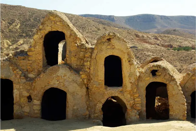 Maison troglodyte en Tunisie