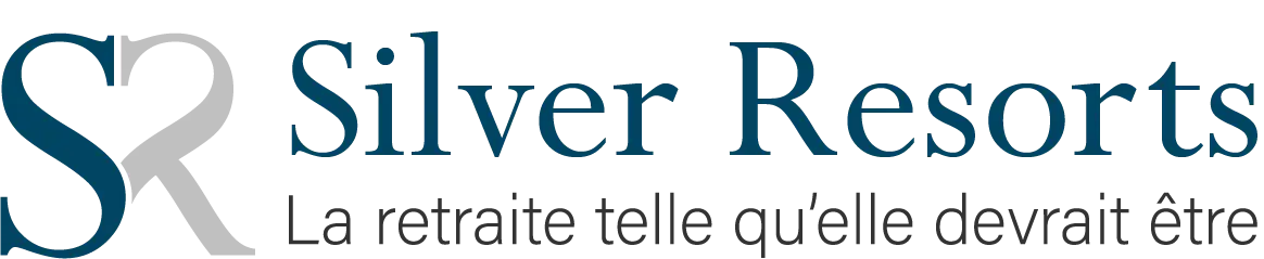Logo Silver Resorts et slogan La retraite telle qu'elle devrait être